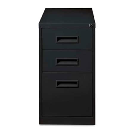 Sp Richards Lorell Box/Box/File Mobile Pedestal File, 15"W x 23"D x 28"H, Black LLR67737